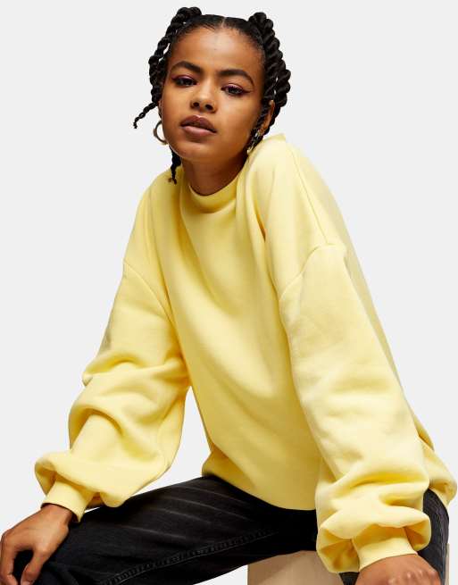 Light cheap yellow sweatshirt