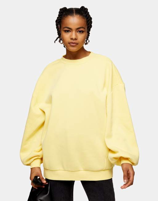 Soft yellow sweatshirt hot sale