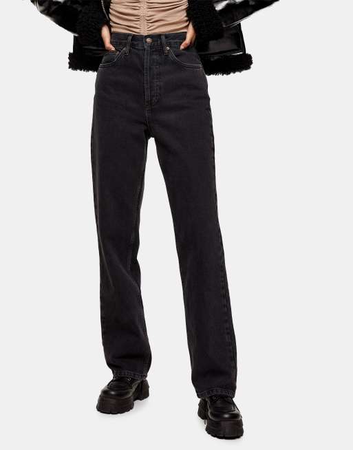 topshop black baggy jeans