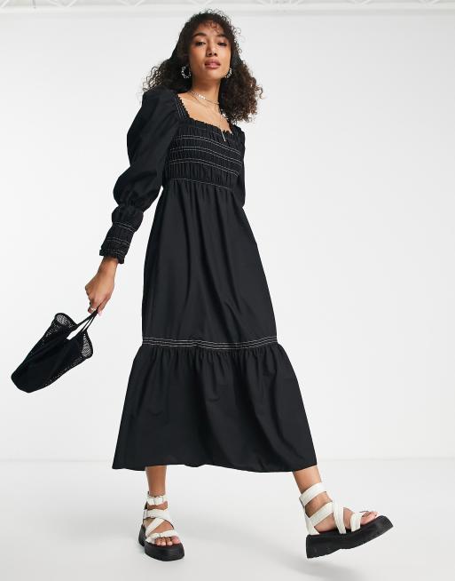 Asos casual midi outlet dress