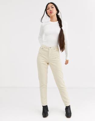 mom corduroy trousers