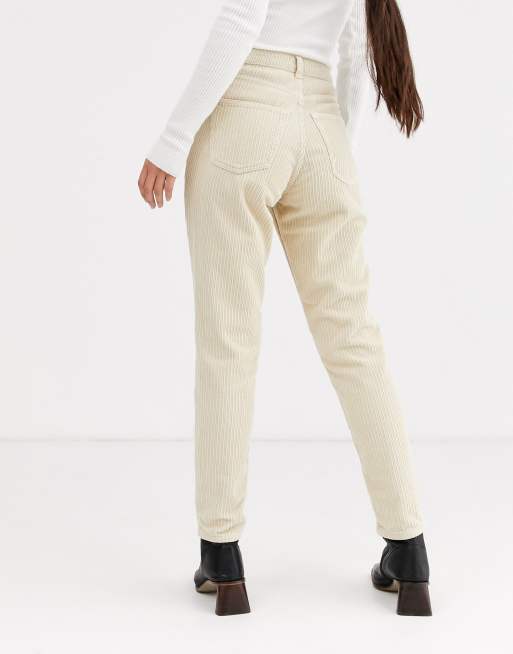 Corduroy mom hot sale jeans womens