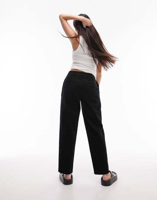 Pantalon noir online carotte