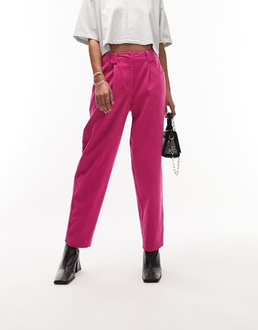 Faux flap pocket shop back cord peg pants