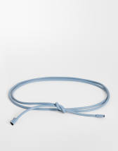 Topshop cord style belt in cornflower blue