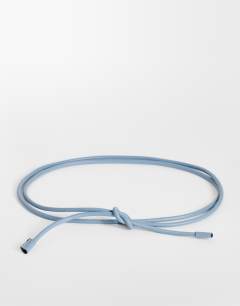 Cord style belt in cornflower blue