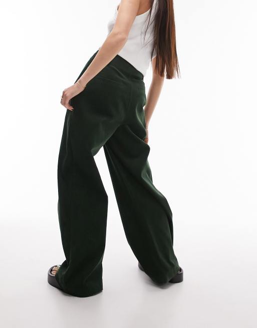 Topshop shop green pants