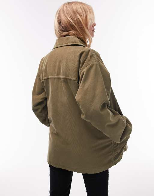 Topshop 2024 khaki shacket