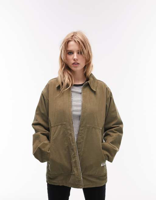 Topshop 2025 khaki jacket