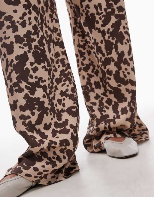 Topshop cow print joggers sale