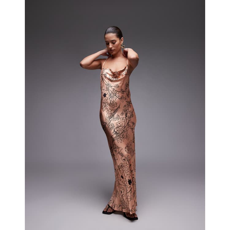 rose gold topshop dress Old Topshop Sequin Sleeveless Mini Dress Pink Size 12 -New – WARDROBE  WILDERNESS main image 1