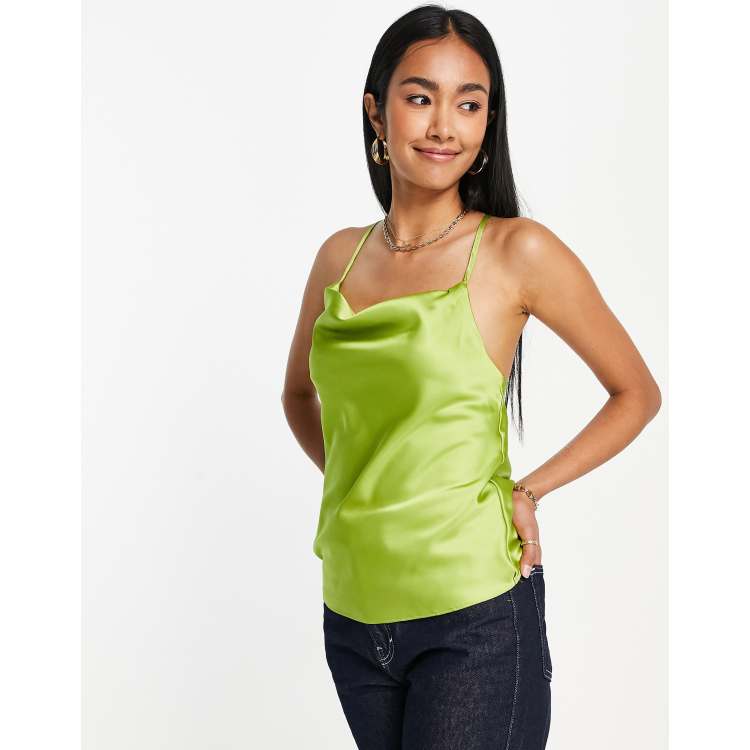 Closet Green Cowl Neck Cami Top