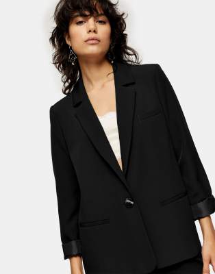 Topshop shop crepe coat