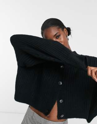 topshop crew neck cardigan