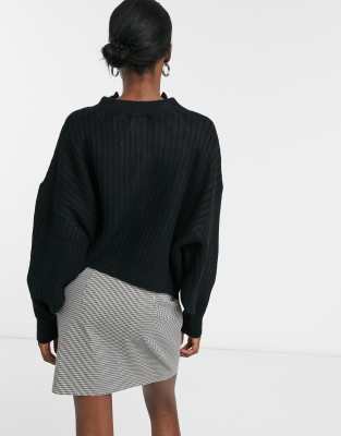topshop crew neck cardigan