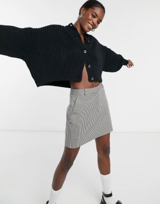 topshop crew neck cardigan