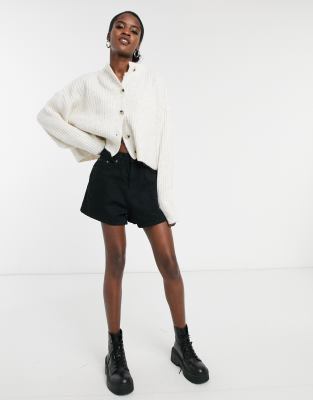 topshop crew neck cardigan