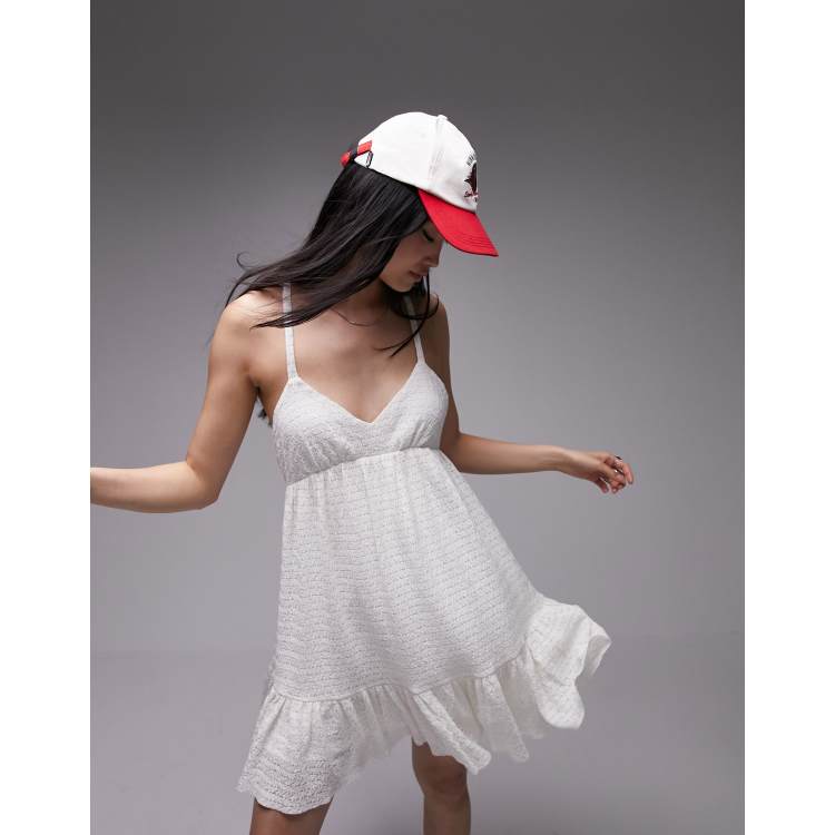 Topshop white crochet dress hot sale