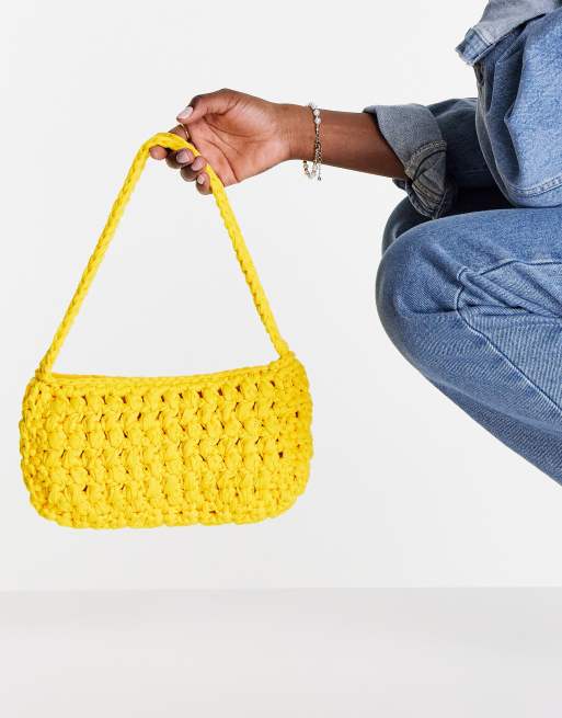 Topshop store yellow bag