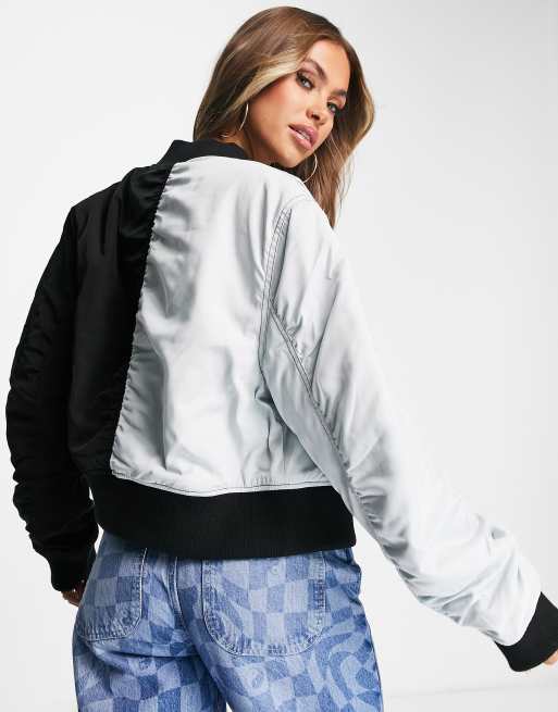 Half bomber jacket best sale