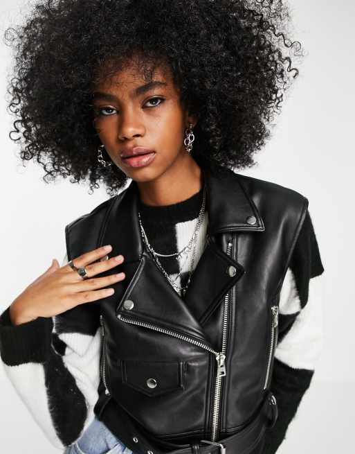 Topshop cropped outlet jacket