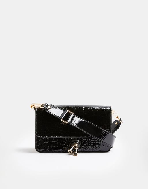 Topshop black discount cross body bag