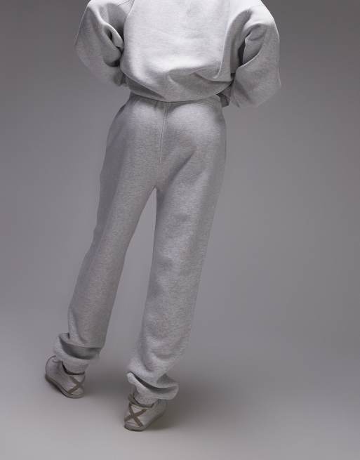 Topshop cuffed trackies in grey marl (part of a set), 5 of 5