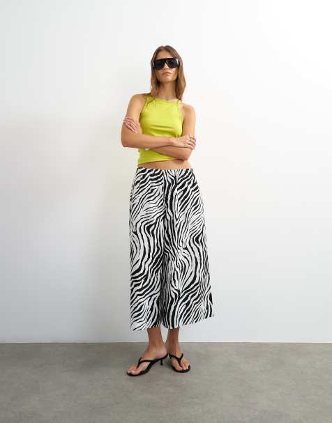 Topshop Culotte mit Zebra-Print - view 1