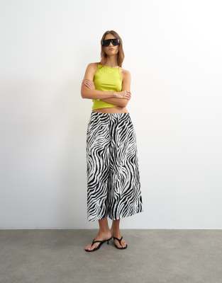 Topshop Culottes In Multi