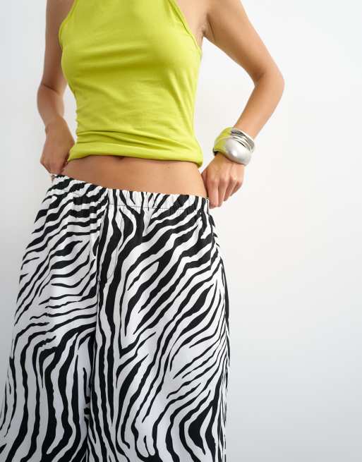 Topshop culottes med zebraprint, 4 af 5