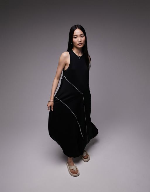 boden jersey shirt dress Mavis Midi Jersey Shirt Dress-Black main image 0