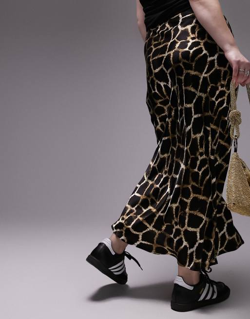 Leopard maxi 2024 skirt topshop