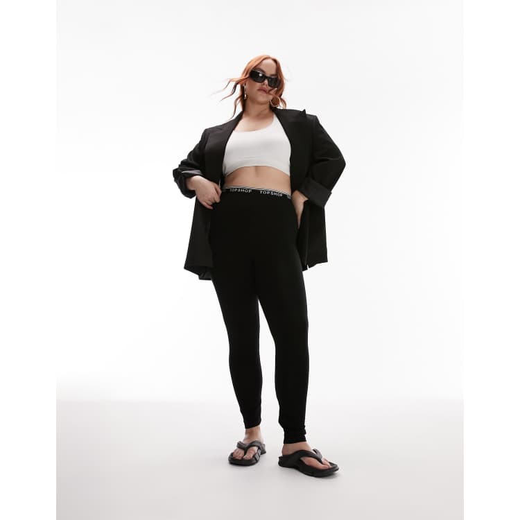 Black leggings topshop deals