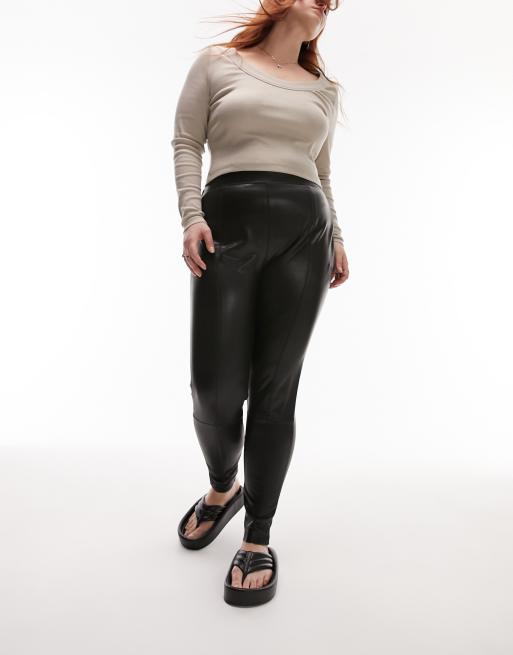 Topshop pu shop leather leggings