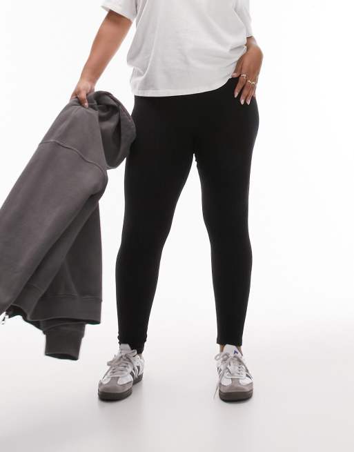 Nike plus ankle logo legging in black