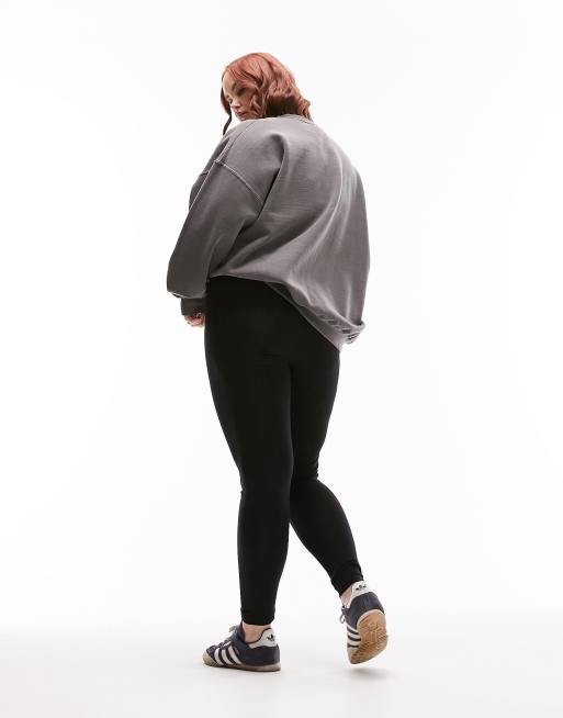 Topshop Curve - Legging basique longueur cheville - Noir, 4 de 4