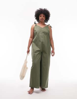 Buy Linen Dungarees, Green Linen Jumpsuit, Plus Size Overalls