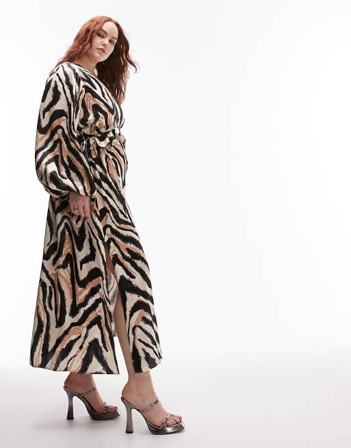 Topshop leopard clearance dress