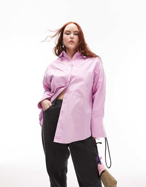 topshop pink shirt