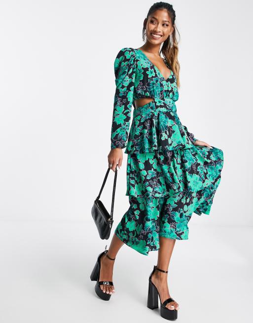 Topshop camo outlet dress