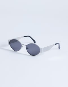 Cyprus metal frame sunglasses in silver