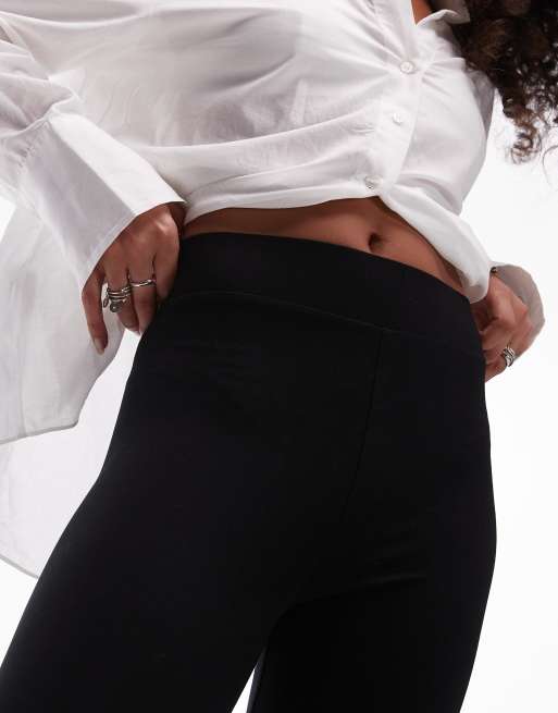Topshop – Czarne legginsy z podwyższonym stanem, 2 z 5