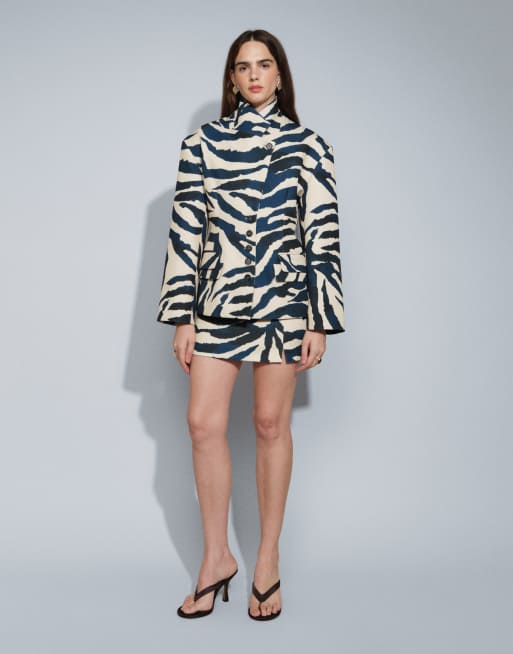 Topshop co-ord zebra print, 2 z 3