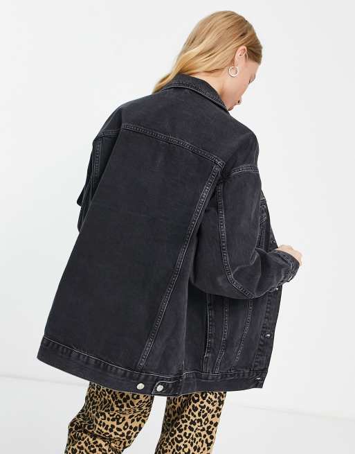 Topshop dad denim clearance jacket