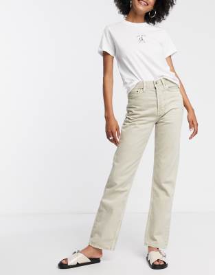 topshop straight leg dad jeans