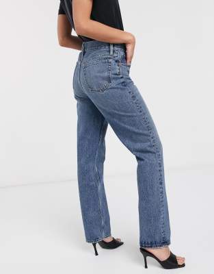 wrap over dad jeans