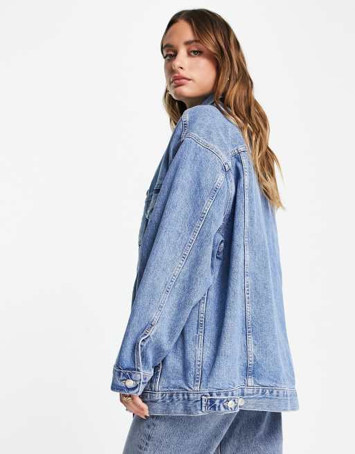 Topshop dad hot sale denim jacket