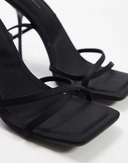 Strappy heeled sales sandals topshop