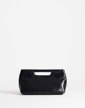 Topshop Daniel medium rectangle grab bag in black