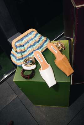 Topshop Dante Leather Square Toe Heeled Mules In White